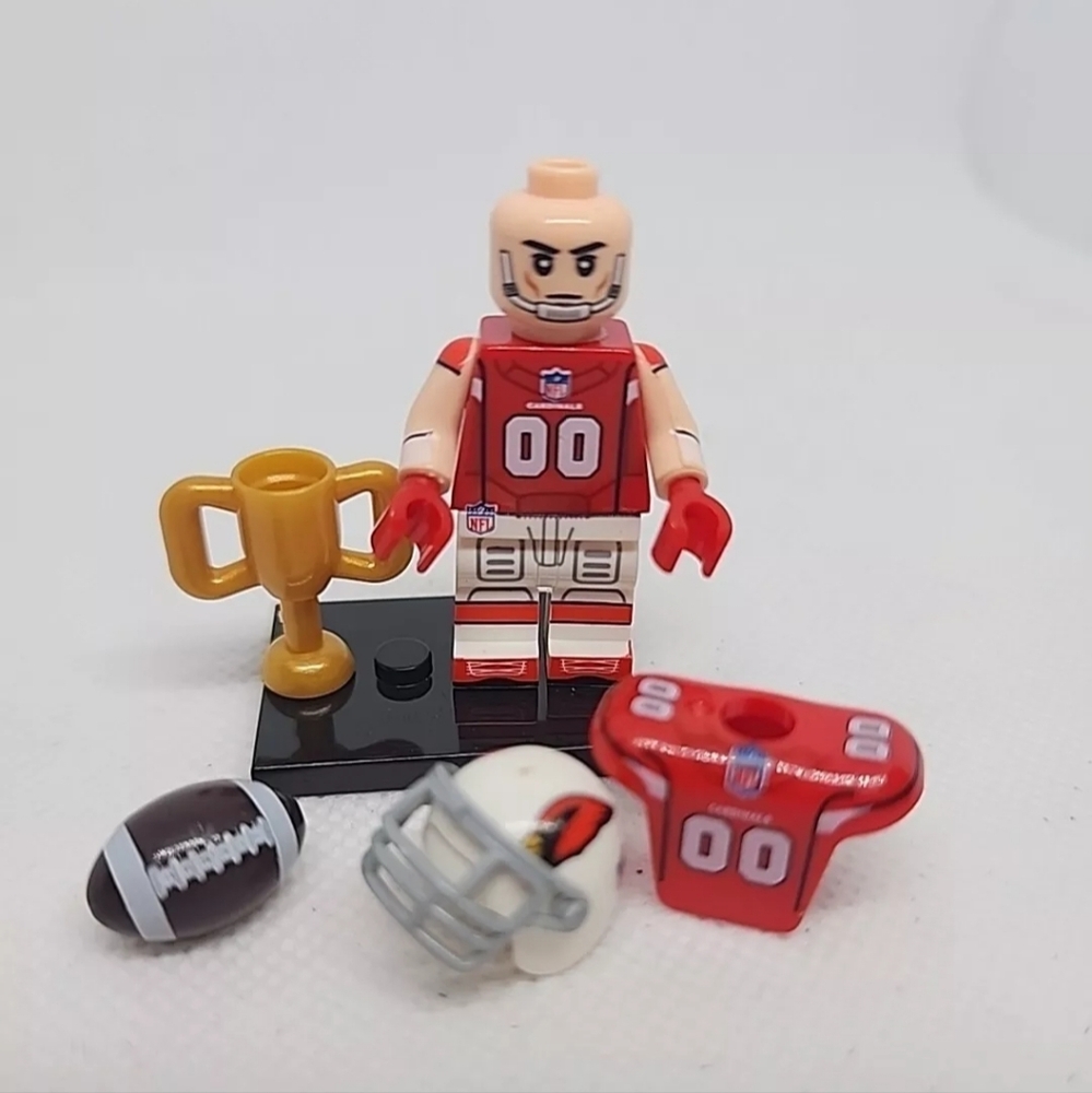 Arizona Cardinals Football Building Block Mini Figure custom lego